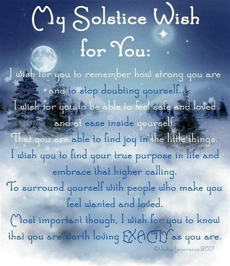 My Solstice Wish for You | Winter solstice quotes, Wishes for you ...