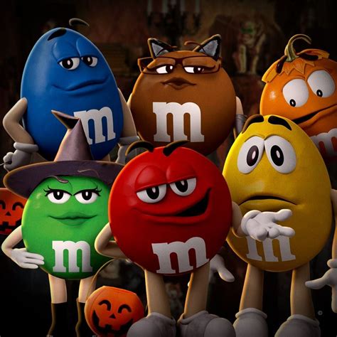 Cute M&M Characters for Halloween