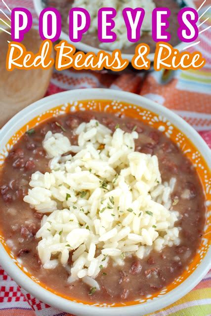 Copycat Popeye's Red Beans & Rice | The Food Hussy!