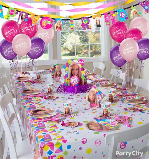 Barbie Birthday Party Supplies & Decorations | Party City | Barbie ...