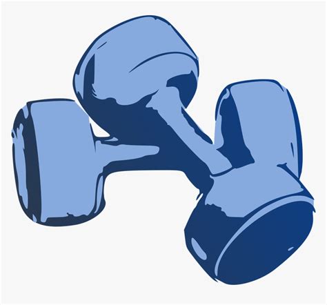 Dumbbell, Fitness, Hantelki, Gym, Training, Health - Cartoon Dumbbell ...