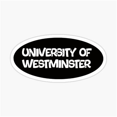 "University of Westminster" Sticker for Sale by bryantcustomz | Redbubble