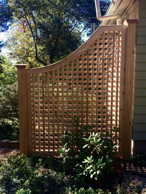 Cedar Greenwich Square Lattice Fence Panel - Atlas Outdoor | Privacy ...