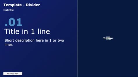 Section Divider Slides - Independent Management Consultants