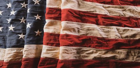 Premium Photo | Vintage american flag