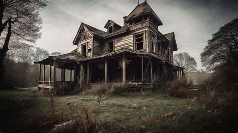 Decaying Abandoned House Near Me Background, Real Picture Of Haunted ...