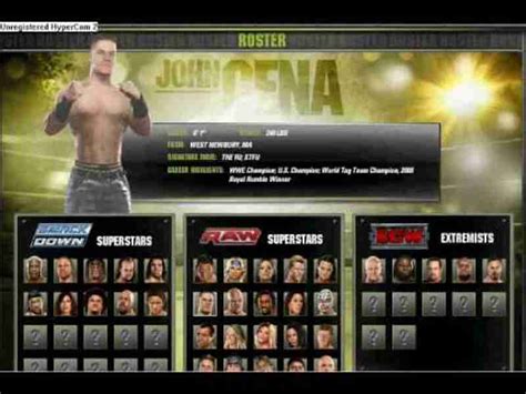 WWE SmackDown Vs Raw 2008 Game Download Free Full Version For PC