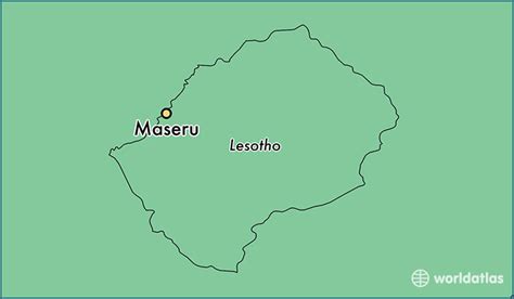 Where is Maseru, Lesotho? / Maseru, Maseru Map - WorldAtlas.com