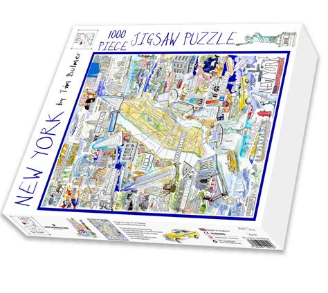 New York City - Illustrated Map Puzzle