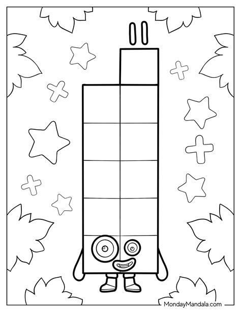 28 Numberblocks Coloring Pages (Free PDF Printables)