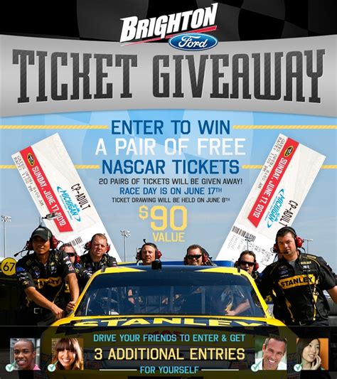 Win 1 of 20 Pairs of Tickets to the #NASCAR Race at MIS on June 17th ...