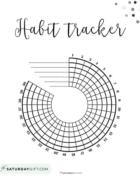 Habit Tracker Printable - 43 Cute & Free Printable Habit Trackers