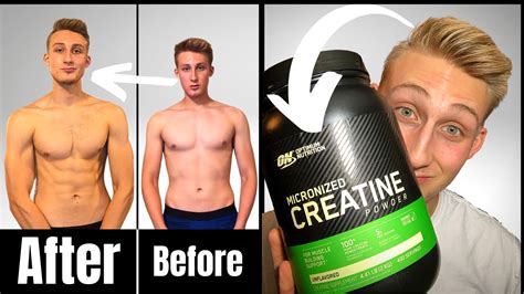 Creatine Before and After 3 Month Transformation Results - YouTube