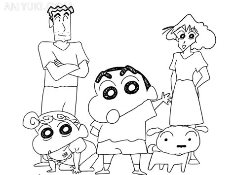 Aggregate more than 146 drawing shin chan family - vietkidsiq.edu.vn