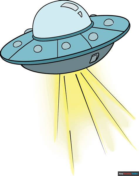 How to Draw a UFO - Really Easy Drawing Tutorial