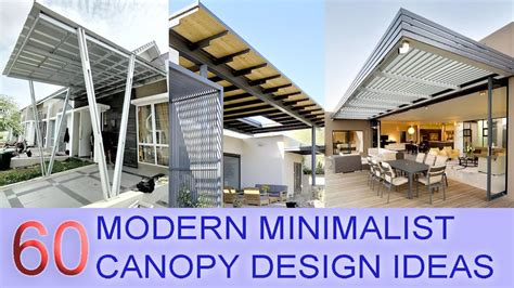 60 CANOPY DESIGN IDEAS MODERN & MINIMALIST (DESAIN KANOPI) - YouTube