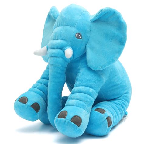 Elephant Doll Pillow Long Nose Soft Plush Stuff Toys Stuffed Animal ...