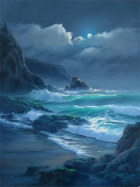 evening Fantasy Landscape, Landscape Art, Landscape Paintings ...