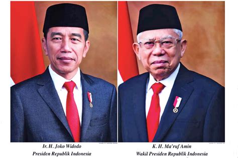 Foto Resmi Presiden dan Wakil Presiden RI