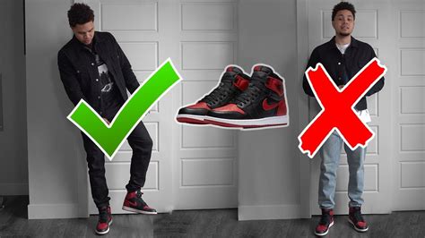 5 Outfit Ideas For Air Jordan 1 Bred! Fashion Nova Men - YouTube