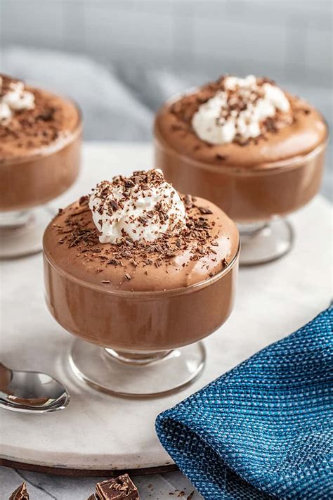 5 Ingredient Chocolate Mousse - The Stay At Home Chef