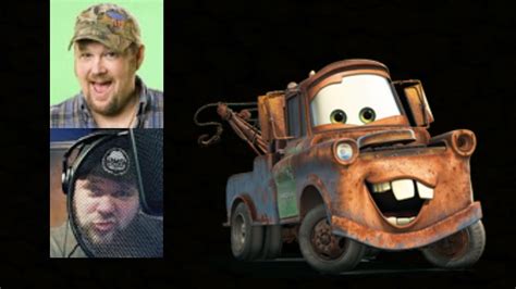 Animated Voice Comparison- Mater (Cars) - YouTube