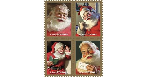 U.S. Postal Service to Issue Classic Santa Stamps this Christmas