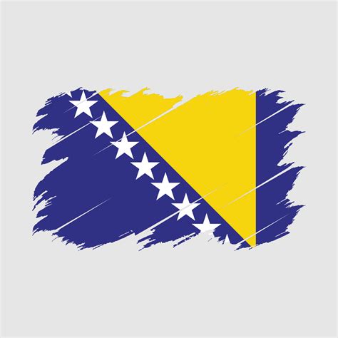 Bosnia Flag Brush 14912131 Vector Art at Vecteezy