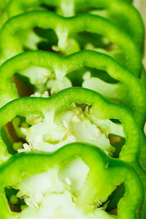 Green pepper slices stock image. Image of cook, background - 102347865