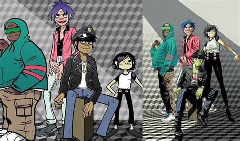 evolution of gorillaz art style | Gorillaz art style, Gorillaz art ...