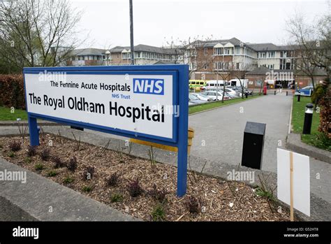 Oldham Royal Hospital. General view of Oldham Royal Hospital Stock ...