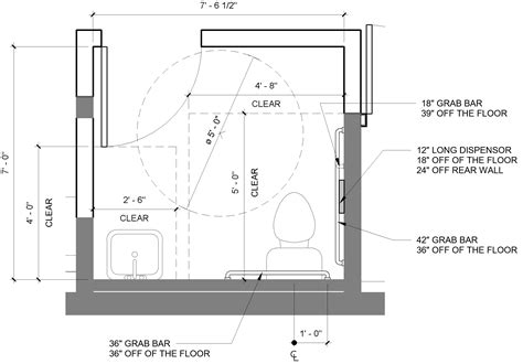 Ada Bathroom Floor Plan Dimensions – Two Birds Home