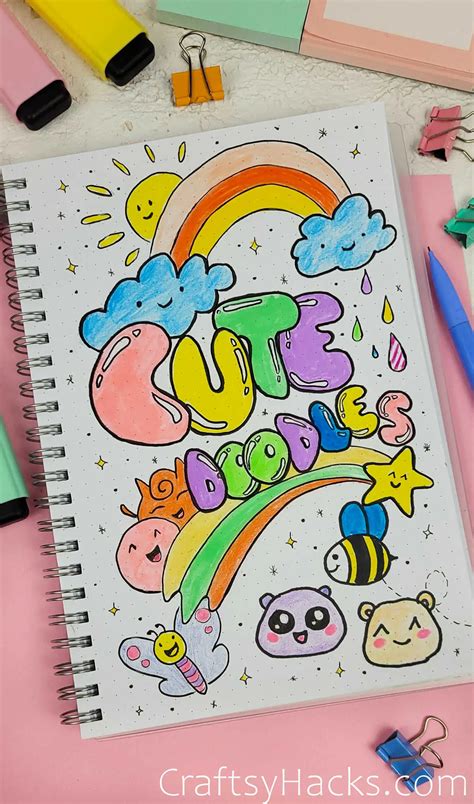 40+ Cute Doodles for Your Journal - Craftsy Hacks