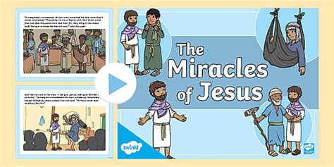 The Miracles of Jesus Bible Stories for Kids - Twinkl