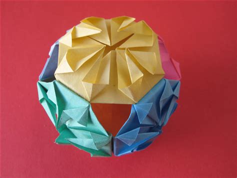 How To Make A Origami Kusudama Flower Ball | Best Flower Site