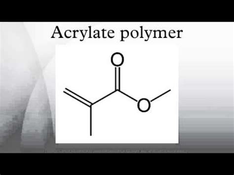 Acrylate polymer - YouTube