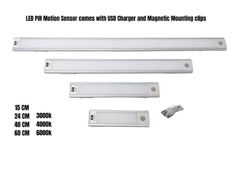 LED PIR Sensor Light with Lithium Battery - LED Lights Canada