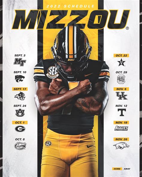 Mizzou Football 2024 Schedule - carte zero