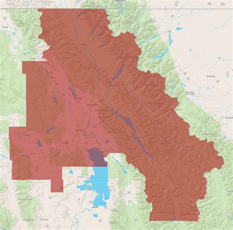 Montana Flathead County - AtlasBig.com