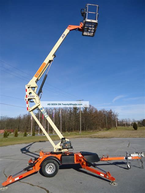 2008 Jlg T350 Tow - Behind Boom Lift Towable Manlift Man Lift Aerial ...