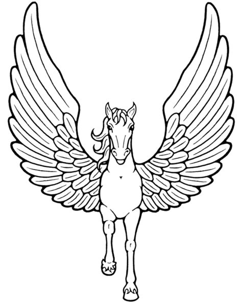 Print & Download - Unicorn Coloring Pages for Children