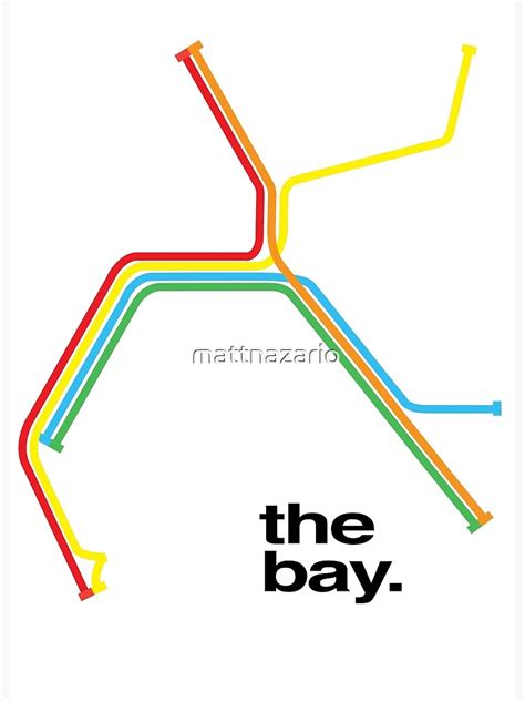 "the bay." Poster for Sale by mattnazario | Redbubble