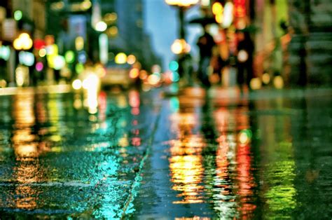 City Streets Night | I love rain, Landscape, Scenery