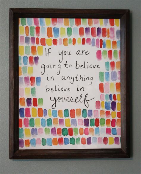 Believe in Yourself Poster - Etsy