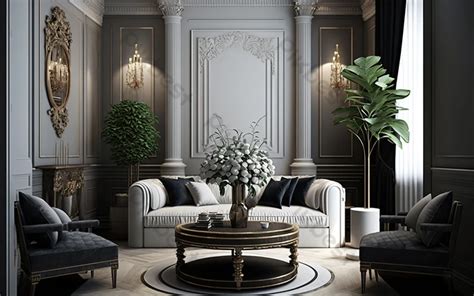 Modern Luxury Classical Interior Living Room Background Backgrounds ...