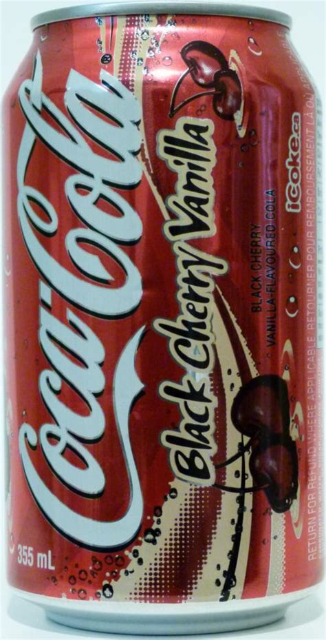 COCA-COLA-Cola with cherry/vanilla flavor-355mL-BLACK CHERRY VANAILL-Canada