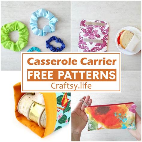 12 Free Casserole Carrier Patterns - Craftsy