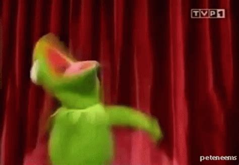 Kermit Excitement GIF - Kermit Excitement Yay - Descubrir y compartir GIFs