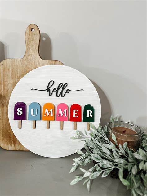 Hello Summer SVG, Hello Summer Sign SVG, Summer SVG, Summer Sign Svg ...