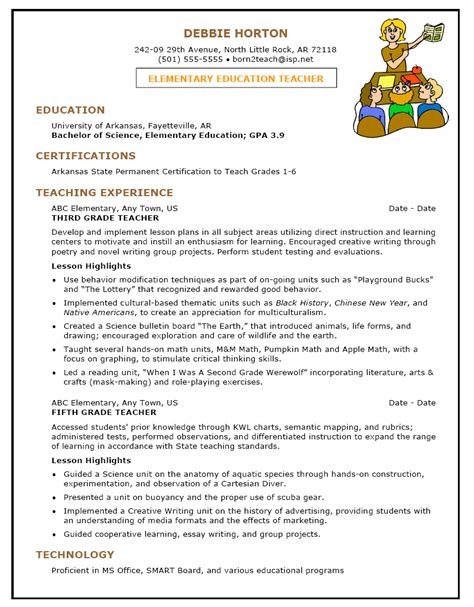 Preschool Teacher Resume Samples | Sample Resumes